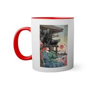 spider in japan art Superhero Anime Manga Taza de color roja con mango a juego taza 330ml