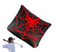 Spider Mallet Putter Cover, Square Golf Club Headcover, Magnetic Closure Putters Head Cover, Durable Protection for Lovers, Fits Most Mallets Clubs, Daily Practice Course Tournament Use