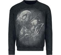 Spider-Man Big Oversized Hombre Sudadera Negro 65% algodón, 35% poliéster Más Grande