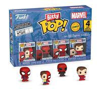 Spider-man Bitty Pop Vinile Figura 4-pack Series 4 2 Cm Funko