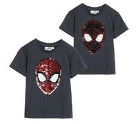Camiseta de Manga Corta Infantil Spider-Man Gris Oscuro - Marca: Spider-Man - EAN: 8445484499896 - Talla: 5 Años