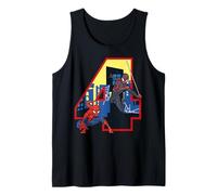 Spider-Man City 4 Cumpleaños Camiseta sin Mangas