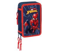 Spider-man - estuche escolar con 37 Útiles incluidos, estuche infanti