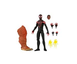Spider-Man Figura de acción Coleccionable de 15 cm de Miles Morales y 1 Pieza de Figura para armar Marvel Legends Series Gamerverse