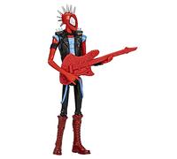 Spider-Man Hasbro Marvel Across The Spider-Verse, Spider-Punk, Figura de acción de 6 Pulgadas con Accesorio de Guitarra, para niños y niñas a Partir de 4 años