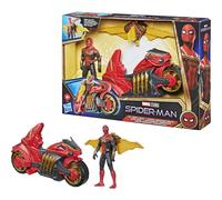 Spider-Man Marvel 6-Inch Jet Web Cycle Vehicle and Detachable Action F