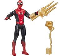 Spider-Man Marvel 6-Inch Mystery Web Equipo Mejorado Negro y Rojo Suit Acción