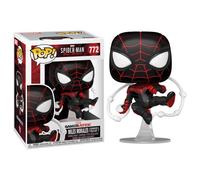 ¡Figura pop! Spider-Man Miles Morales Millas Traje Avanzado Marvel - FUNKO