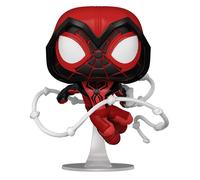 Spider-Man Miles Morales Capa Carmesí Traje POP Marvel Gamerverse #770 Figura