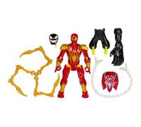 Spider-Man MixMashers Marvel, Iron Spider, Figura Deluxe Personalizable Mix-and-Match y Accesorios