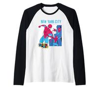 Spider-Man New York City Camiseta Manga Raglan
