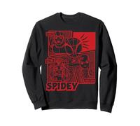 Spider-Man Spidey Comic Strip Sudadera