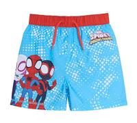 SPIDER-MAN Spidey y sus increíbles amigos pantalones cortos de natación bañadores pantalones cortos de playa para vacaciones, azul, 4-5 Años