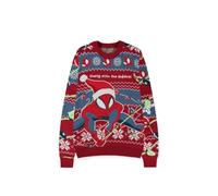 Spider-Man Swing Into The Holidays Hombre Christmas Jumper Multicolor 100% Acrílico Regular