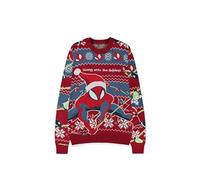 Spider-Man Swing Into The Holidays Hombre Christmas Jumper Multicolor XL 100% poliacrílico Regular