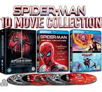 Spider-Man Ultimate 10-Movie Collection Bundle - Maguire, Garfield, Holland + Spider-Verse (Special Features + Deleted Scenes) [10-Disc Blu-ray] [Region Free]