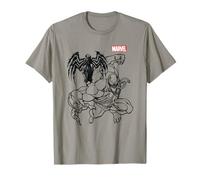 Spider-Man Venom Spider Line Drawing Camiseta