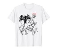 Spider-Man Venom Spider Line Drawing Camiseta