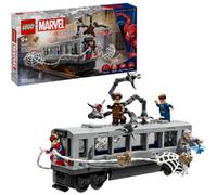 LEGO ǀ Marvel Spider-Man vs. Doc Ock: Escena del Tren Subterráneo - Juguete de Superhéroes con 4 Minifiguras - Regalo Coleccionable para Niños de 9+ Años Fans de Las Películas 76321