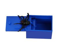 Spider Prank Box, Scary Joke Toy, Wooden Surprise Gag, Hidden Spider Trick Box for Funny Party Reactions, Practical JokeGift for Adults Boys Christmas Halloween Fun