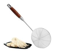 Spider Strainer - 17.05in Spider Strainer for Frying | Hot Pot Skimmer - comfortable grip Fat Skimmer Spoon with suspending ring easy clean for straining coarse grains kitchen use