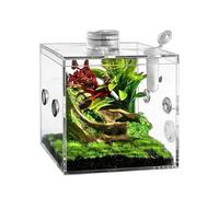 Spider Terrarium, Acrylic Clear Pet Breeding Box & Ventilated Habitat For Small Animals, Transparent Viewing Feature, Reptile and Housing Category with Usage For Snail Mantis Lizard Indoor