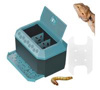 Spider Terrarium, Portable Snake Container, Reptile Habitat Box 8.43x5.51x5.83 Inches, Breathable Transport Cage, Pet Breeding House,for Lizard, Turtle, Frog Care and Travel