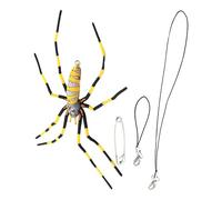Spider to Repel Flatworm, Realistic Fake Spider, 5,91 x 4,13 pulgadas, Creepy Decoration, Halloween Party Favor, Lifelike Toy Arachnid for Worm Prevention and Pranks