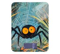 Spider Web in The Corner - Báscula digital de cocina fácil de limpiar, 11 libras/0 18 onzas, 5 kg/5 g (Escenario), escala digital en gramos y onzas con 4 unidades para hacer jabón, hacer jabón