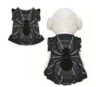 Spider Web S - Ropa para mascotas para perros pequeños, bonito traje de verano para cachorros, ropa suave y transpirable para mascotas para gatos