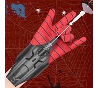 Spider Web Shooter 2.0 Upgrade, Real Web Launcher String Shooters, Cool Gadgets String Gloves Shooters para fans de superhéroes (negro)