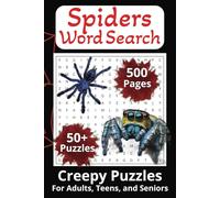 Spider Word Search Puzzle Book: Word Searches with Easy to Read Print about Spiders, Arachnids, Scorpions and More