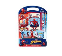 SPIDERMAN ATTACK - Set de Escritura, Estuche Regalo, Estuche Metálico, Plumier, Estuche Niño, Ideal para Niños, Cómodo y Versátil, Calidad y Resistencia, 27x3x37.5 cm