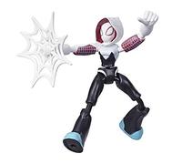 Spider-Man-Spiderman Bend and Flex Figura Ghost Spider 15 cm, Color (Hasbro E76885X0)