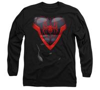 SpiderMan Camiseta de Miles Morales Disfraz para Adultos Unisex (TV14465)