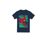 SpiderMan Camiseta Wall Crawling para Hombre (TV3968)
