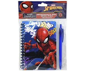 Spiderman - Cuaderno en espiral con bolígrafo (polietileno)
