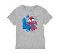 Spiderman Cute Spidey Birthday 4 Unisex Camiseta Infantil, 7-8 A