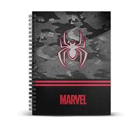 Spiderman Dark-Cuaderno Papel a Rayas DIN A5