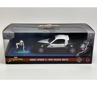 Spiderman Fantasma Araña Figura 1990 Mazda Miata 1 :3 2 Escala Jada 33662