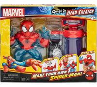Spiderman Goo Jit Zu Hero Creator Marvel Figura 18cm Super Elástica Extensible