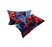 Spiderman, Juego de 2 Fundas de Almohada de algodón, 2 Unidades, 100% algodón, 50 x 80 cm, Cierre de sobre