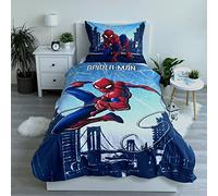 Spiderman - Juego de cama reversible con funda de almohada (135/140 x 200 cm)