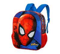 Spiderman Mistery-Mochila 3D Pequeña, Rojo, 26 x 31 cm, Capacidad 8.5 L
