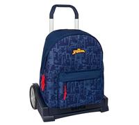SPIDERMAN - Mochila Escolar 774, Espalda Ergonómica, con Carro Safta Evolution, Ideal para Niños de Diferentes Edades, Cómoda y Versátil, Calidad y Resistencia, 33x15x42 cm