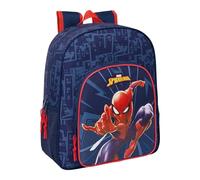 SPIDERMAN - Mochila Escolar Niño, Mochila Infantil, Adaptable a Carro, Ideal para Niños en Edad Escolar, Cómoda y Versátil, Calidad y Resistencia, 32x12x38 cm