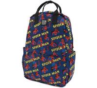 Spiderman Mochila Infantil Azul con Estampados y Bolsillo