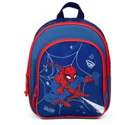 Spiderman Mochila Infantil Unisex De Lona Azul Marino 12" X 10" (30cm X 25cm)