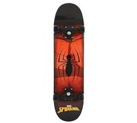 Spiderman - Monopatín de Madera, tamaño 79 cm x 20 cm, Doble kicktail Deck 608Z, rodamientos a Partir de 5 años