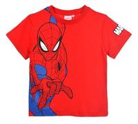 Spiderman Niños Camiseta De Manga Corta (Roja,6 años)